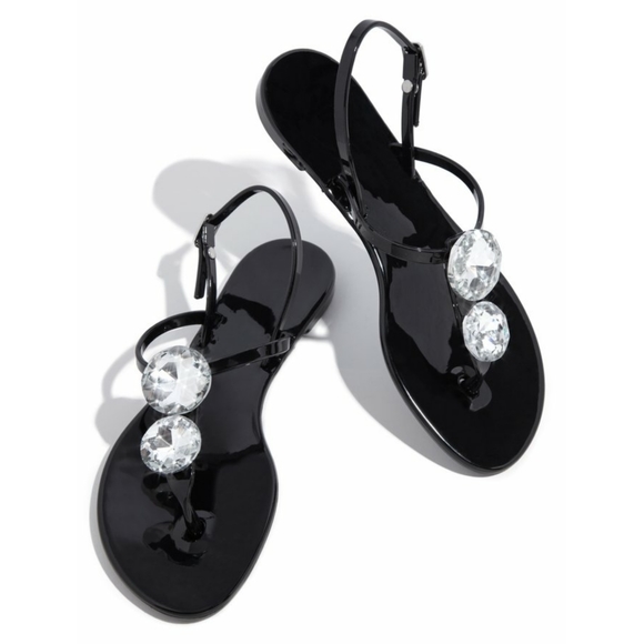 6, 7, 8, 10๐๐ฅGemstone Sparkling Sandal - Black - Picture 3 of 9